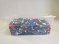 Lego 7-lbs Assortment Hinges Joints Jumpers Round and Technic Bricks Slopes and Curved Bricks Snot Elements 804-102822 -- Used