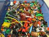 Lego 1-lb Weapon Assortment In Lego Container Animals Vehicles 810-102822 -- Used