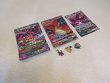 Pokemon Pins and Game Cards 3 Cards 3 Pins 858-102822 -- Used