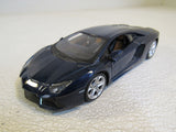 Maisto Lamborghini Aventador Model Car Navy Scale 1/24 Doors and Back Open 01730 LP700-4 -- Used