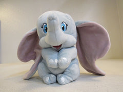 TY Disney Sparkle Plush Dumbo Baby Blue/Pale Pink Hand Made Very Soft 06T-1597714 -- Used