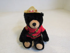 RCMP Foundation GRC MP Plush Bear Brown/Red Made Exclusively for the Stuffed Animal House 3+ Very Soft and Fuzzy 06T-01234813 -- Used