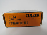 Timken Tapered Roller Bearings Cone and Cup Set SET4 L44610 L44649 -- New