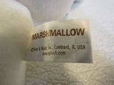 First & Main Inc Marshmallow Plush Snowman Off White Gold Snowflakes 3+ 5420XS1414 -- Used