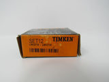 Timken Tapered Roller Bearings SET12 LM12710 LM12749 -- New