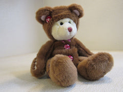 Russ Berrie Cookie Plush Teddy Bear Brown 3+ 22407 -- Used