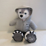 BAB Great Wolf Lodge Plush Wolf Build A Bear 3+ Oufit and Slippers 1075408 -- Used