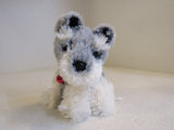 Designer Plush Dog Christmas Gray/White Dances Around Plays Music 24U5310 -- Used