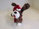 Designer Plush Christmas Dog Brown/Red Wont Power On X80901313-A -- Used
