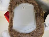 Designer Plush Christmas Dog Brown/Red Wont Power On X80901313-A -- Used