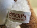 BAB Plush Rudolph The Red Nosed Reindeer Build A Bear Sweater and Hat 1006070 -- Used