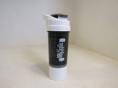 Cyclonecup 18-oz Shaker Bottle Gray/White BPA Free Dishwasher Safe 118-011923 -- Used