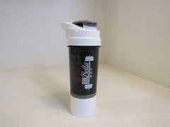 Cyclonecup 18-oz Shaker Bottle Gray/White BPA Free Dishwasher Safe 118-011923 -- Used