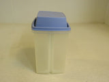 Tupperware Pick a Deli Pickle Olive Keeper Container Frost/Blue 1560-2 -- Used