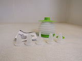 Tupperware Squeeze It Decorating Tool Lime Green/Frost 450-ml 5 Tips 6253A-5 -- Used