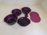 Tupperware Complete Stack Cooker Set Tupperwave 3-qt 3-L 150-011923 -- Used
