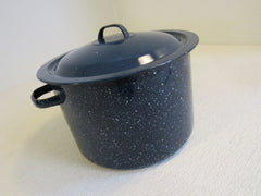 Standard Cooking Stock Pot With Lid Blue 152-011923 -- Used