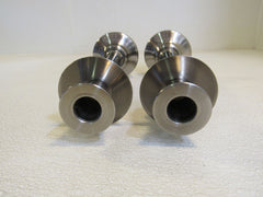 Interior Accents Urban Retreat Collection Pewter Taper Holder Set of 2 722-5717 -- Used