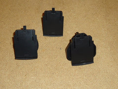 Generic Lot Of Travel Adapters Black Plastic Metal -- New