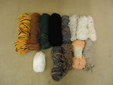 Standard Knitting Yarns Multiple Colors Lot of 13 Cotton Acrylic -- New