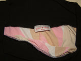 Julie's Closet Skirt A-Line Knee Length Female Adult M Pink/Tans/White Geometric -- Used