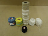 Standard Mercerized Chrochet Threads Multiple Colors Lot of 9 Cotton -- New