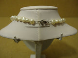 Designer Fashion Necklace 16in L Faux Pearl Female Adult Whites -- New No Tags