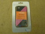 AT&T 3 Piece Ventev VersaDUO Shell Blue/Pink/Silver iPhone 4/4S 385645A -- New