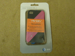 AT&T 3 Piece Ventev VersaDUO Shell Blue/Pink/Silver iPhone 4/4S 385645A -- New