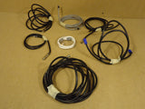 Standard Lot of Coaxial Cables 24in & Up Black/Grey/White Plastic -- Used