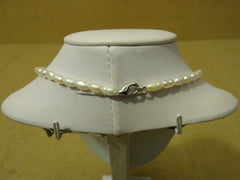 Designer Fashion Necklace 17in L Strand/String Faux Pearl Female Adult Whites -- Used