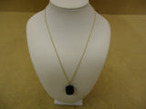 Designer Fashion Necklace 17-20in L Drop/Dangle Chain Female Adult Golds/Blacks -- Used