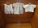 Block & Kuhl Co. Baby Christening Set Vintage Cotton Lace Female Infant White -- Used