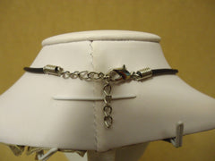 Designer Fashion Necklace 18in L Drop/Dangle Sea Shell Female Silver/White/Black -- Used