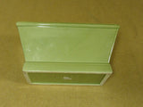 Handcrafted Colored Planter 10in x 7in x 4in Green Ceramic -- Used