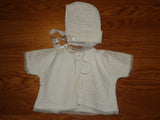 Block & Kuhl Co. Baby Christening Set Vintage Cotton Lace Female Infant White -- Used