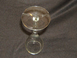 Designer Champagne Fluted 8-1/2in x 3in x 3in Clear Glass -- Used