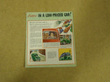 Dodge Vintage 1940s Brochure 19in x 13.5in Yellow/Red Luxury Liner Paper -- Used