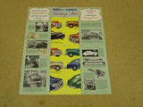 Dodge Vintage 1940s Brochure 19in x 13.5in Yellow/Red Luxury Liner Paper -- Used