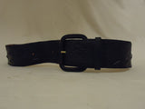 FOB Trading Belt 28in-32in Casual Leather Female Adult M/L Blacks Solid -- Used