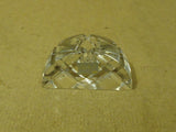 Mikasa Candle Holder 4in W x 2in H x 1 5/8in D Clear Crystal -- Used