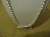 Designer Fashion Necklace 21in L Strand/String Faux Pearl Female Adult Whites -- Used