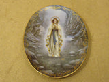 The Bradford Exhange Vintage Our Lady of Lourdes Plate No. 10633A Porcelain -- Used