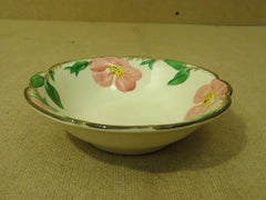 Franciscan Vintage Cereal Bowl Coupe 5 7/8in Floral Desert Rose USA Earthenware -- Used