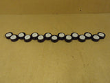 Designer Strip of 15 Electric Candles 36in x 3in Black/White Metal Plastic -- Used