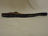 Leather Shop Belt Casual 28in-32in Snake Skin Metal Female Adult M Browns Solid -- Used