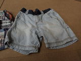 Old Navy Place H.M. 3 Pairs of Shorts Cotton 100% Male Kids 3T Multi-Color -- Used