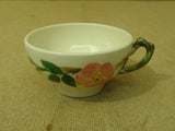 Franciscan Vintage Tea & Coffee Cup 2in H Floral Desert Rose USA Earthenware -- Used