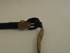 Leather Shop Belt Casual 28in-32in Snake Skin Metal Female Adult M Browns Solid -- Used