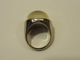 Designer Fashion Ring Solitaire Female Adult 7 Metalics -- Used